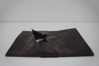Autobiography, 2014  			
Black plastic A4 application folder, 22 x 31 cm 
