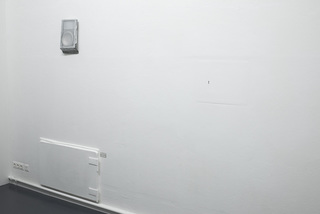 installation view of exhibition - coordinates to locate a point on a line, 2022