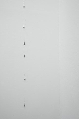 detail from exhibition - coordinates to locate a point on a line, 2022