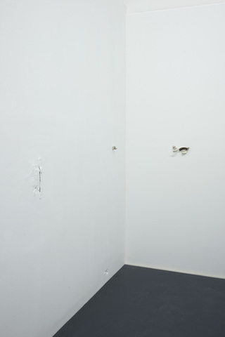 installation view of exhibition - coordinates locating a point on a line, 2022